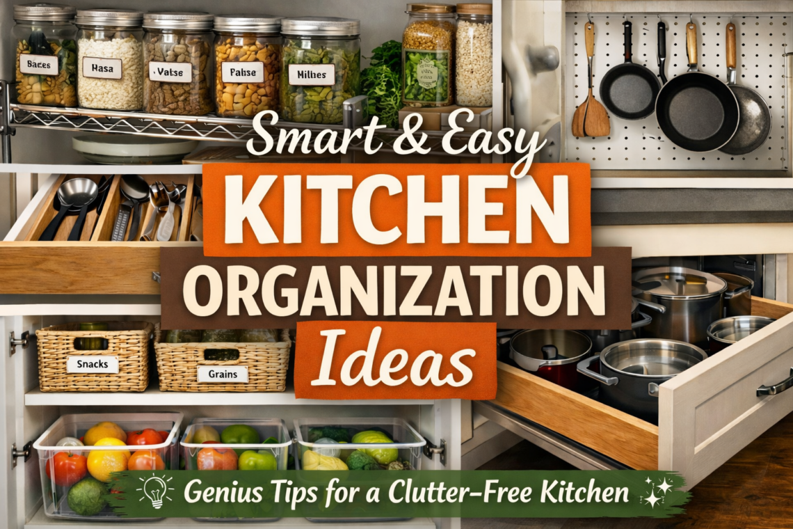 kitchen organization for small places