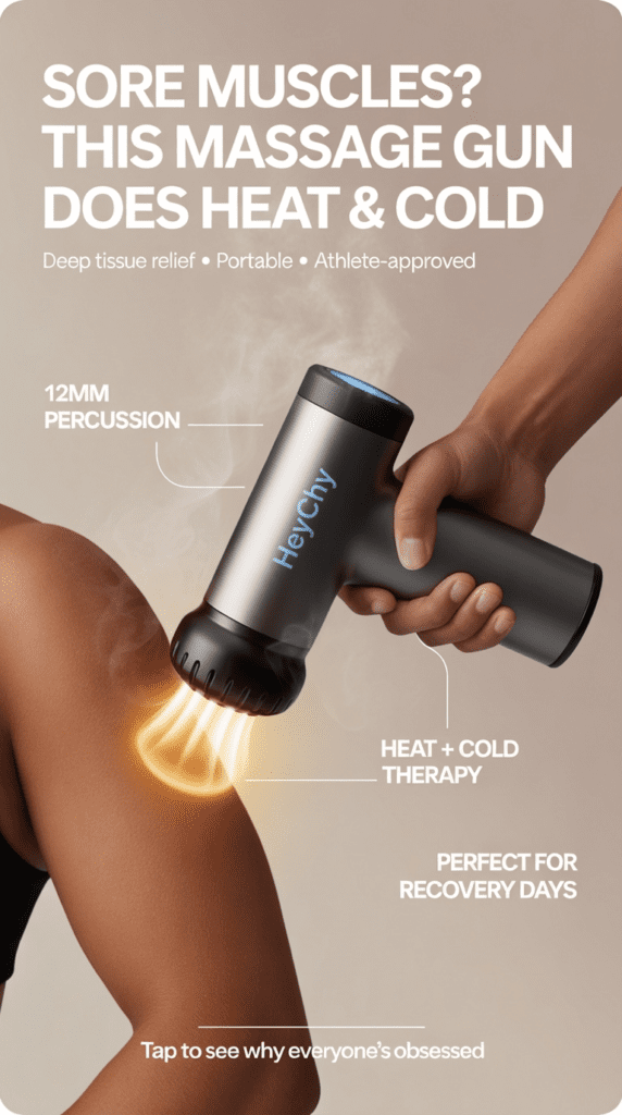 HeyChy massage gun review
