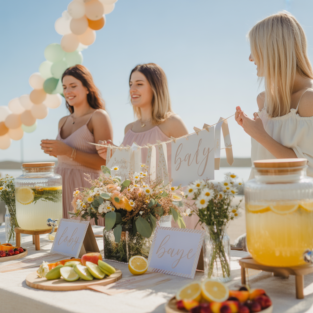 summer baby shower ideas