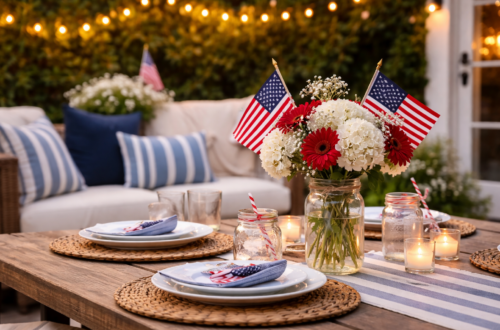 Memorial Day decorations